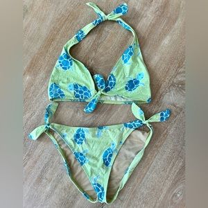 Lilly Pulitzer turtle bikini - size 2